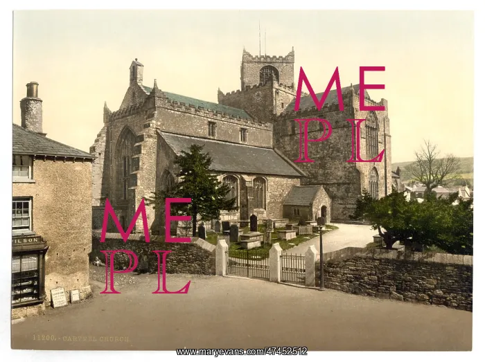 : Church, Cartmel, England : Church, Cartmel, England