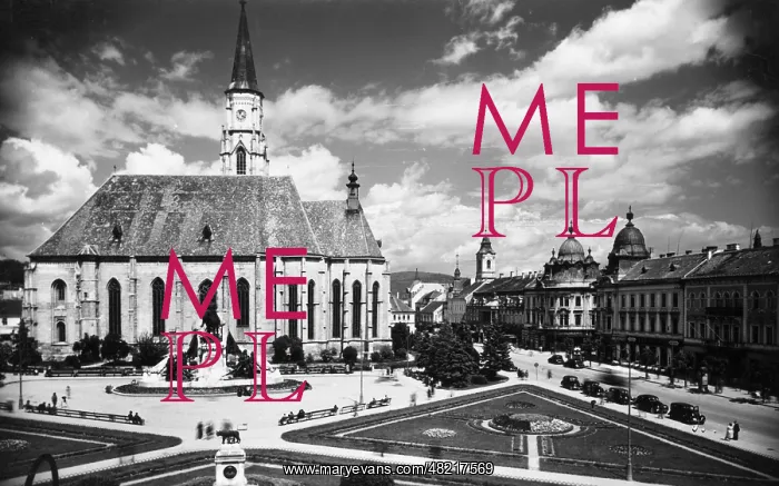 : Church in Cluj in Romania, 1940 : Church in Cluj in Romania, 1940