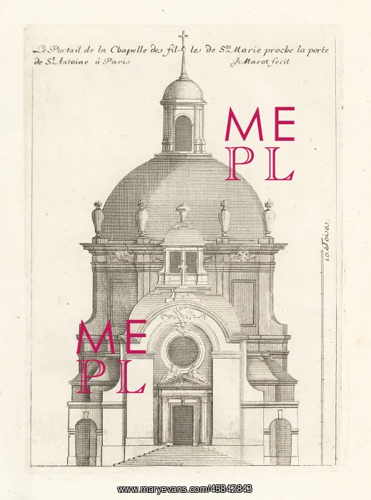 : Front of the church of the Filles de la Visitation : Front of the church of the Filles de la Visitation