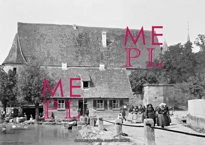 : Church-goers in Forchheim, 1904 : Church-goers in Forchheim, 1904