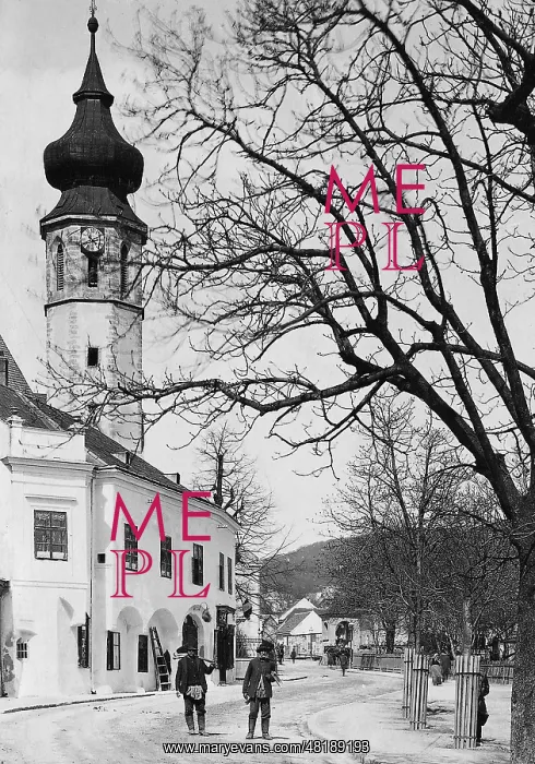 : Church in Grinzing, 1921 : Church in Grinzing, 1921