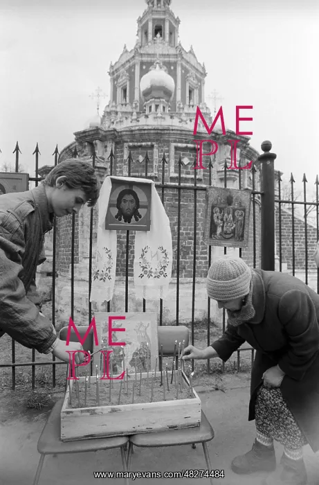 : Church of the Intercession in Fili, 1992 : Church of the Intercession in Fili, 1992