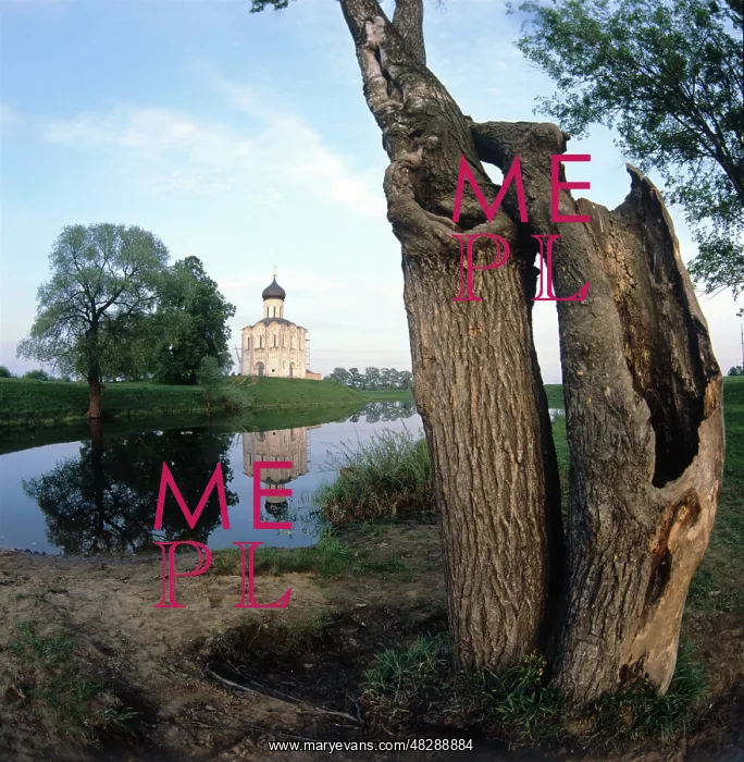 : Church of Intercession on Nerl River, 1983 : Church of Intercession on Nerl River, 1983