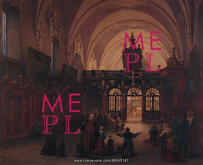 : A Church Interior : A Church Interior