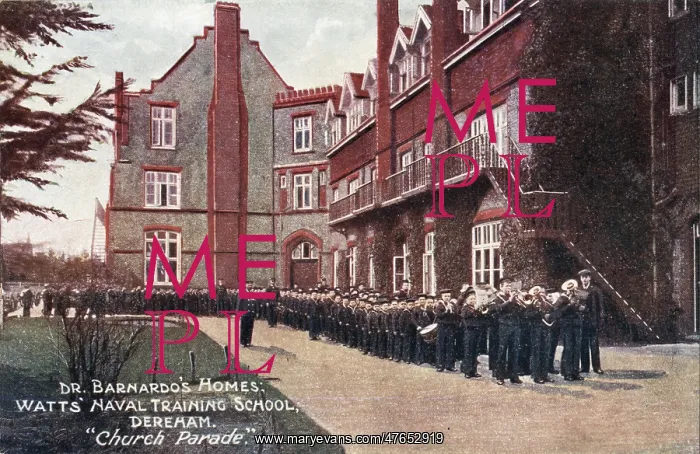 : Church Parade, Barnardo's Watts Naval Training School, Elmha : Church Parade, Barnardo's Watts Naval Training School, Elmha