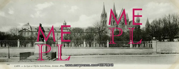 : Church of Saint-Etienne, Caen, Normandy, Northern France : Church of Saint-Etienne, Caen, Normandy, Northern France
