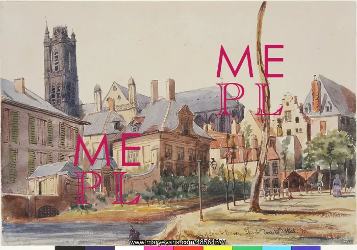 : The Church of St. Bavon, Ghent : The Church of St. Bavon, Ghent