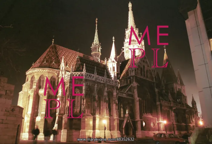 : Church of St. Matthias in Budapest, 1993 : Church of St. Matthias in Budapest, 1993