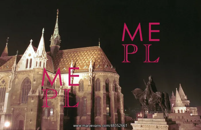 : Church of St. Matthias in Budapest, 1993 : Church of St. Matthias in Budapest, 1993
