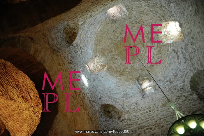 : Church of St. Michael (San Miguel). Domed dome. Tarrasa. Cat : Church of St. Michael (San Miguel). Domed dome. Tarrasa. Cat