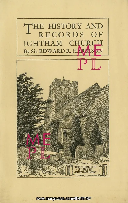 : The Church of St. Peter at Ightham, Kent : The Church of St. Peter at Ightham, Kent
