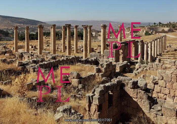 : Church of St Theodore, Jerash, Jordan : Church of St Theodore, Jerash, Jordan