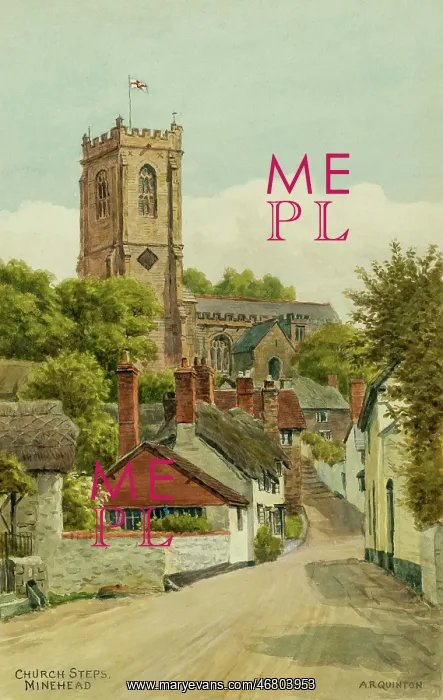 : Church Steps, Minehead, Somerset : Church Steps, Minehead, Somerset