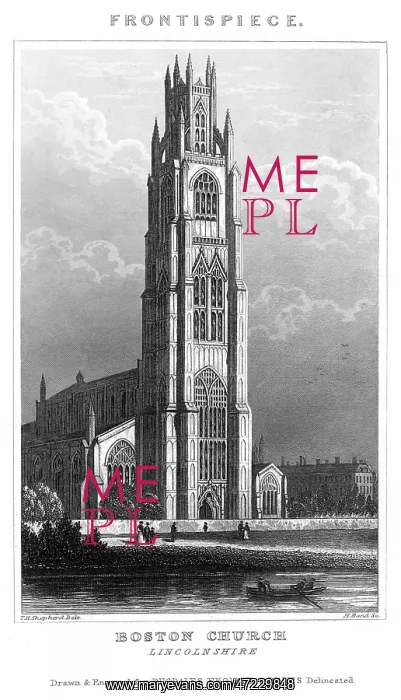 : CHURCHES / BOSTON / 1820 : CHURCHES / BOSTON / 1820