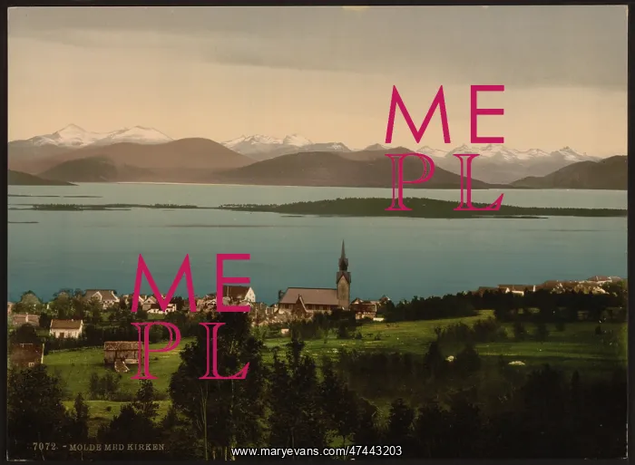 : With churches, Molde, Norway : With churches, Molde, Norway
