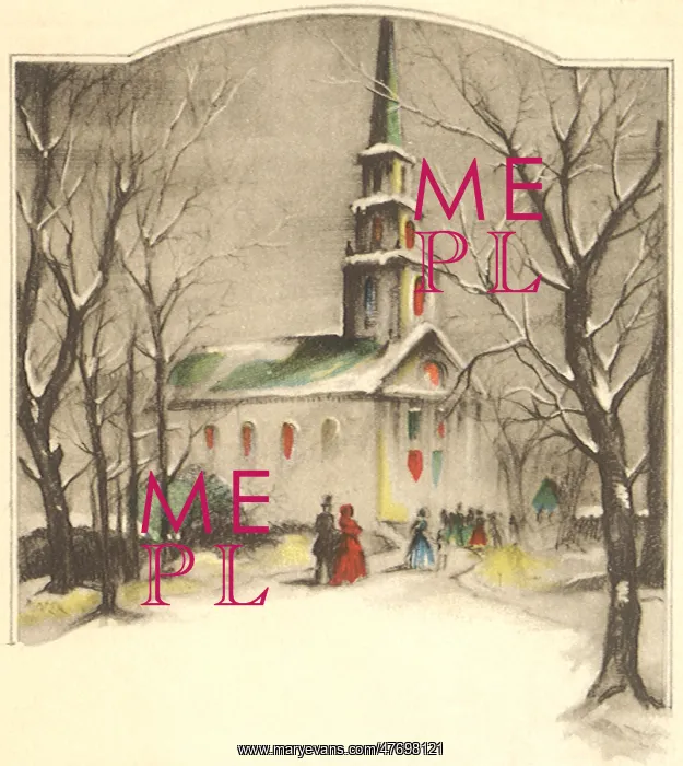  : Churchgoers in Winter