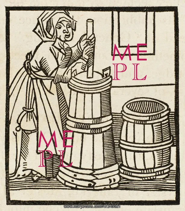 : Churning Butter : Churning Butter