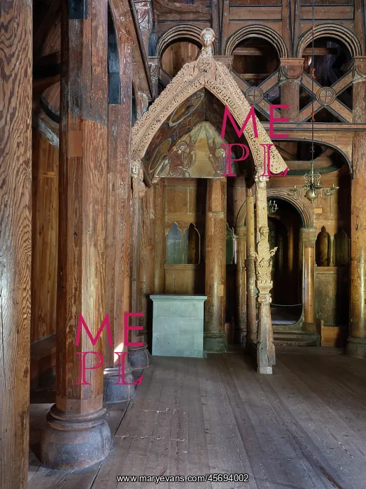 : Ciborium, Hopperstad Stave Church, Vikoyri, Vestland, Norway : Ciborium, Hopperstad Stave Church, Vikoyri, Vestland, Norway