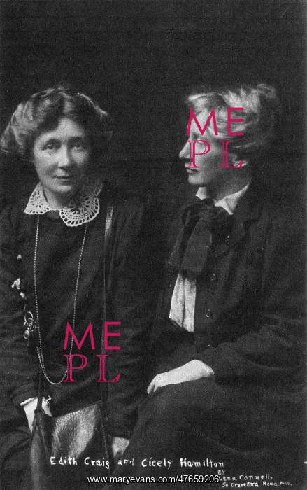 : Cicely Hamilton and Edith Craig, suffragettes : Cicely Hamilton and Edith Craig, suffragettes