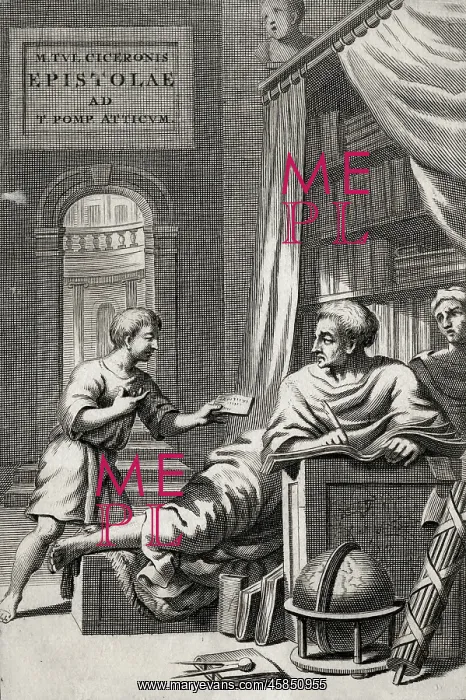 : CICERO BOY AND LETTER : CICERO BOY AND LETTER