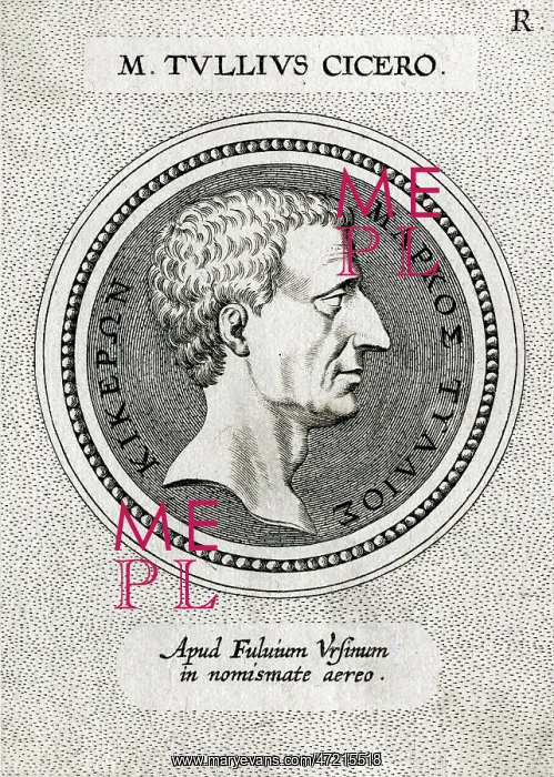 : CICERO (FROM A MEDAL) : CICERO (FROM A MEDAL)