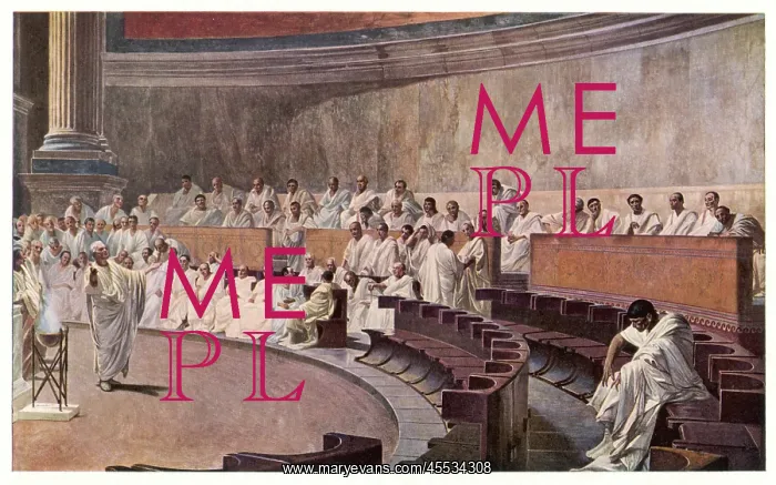 : Cicero Speaks in Senate : Cicero Speaks in Senate