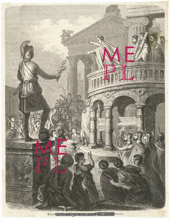 : CICERO SPEECH SCENE : CICERO SPEECH SCENE
