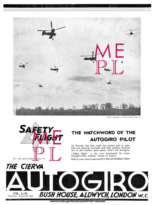 : Cierva Autogiro 1932 : Cierva Autogiro 1932
