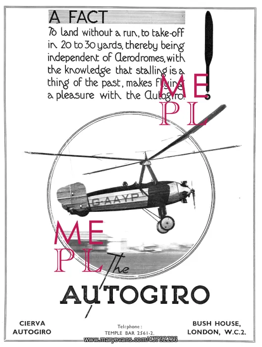  : Cierva Autogiro