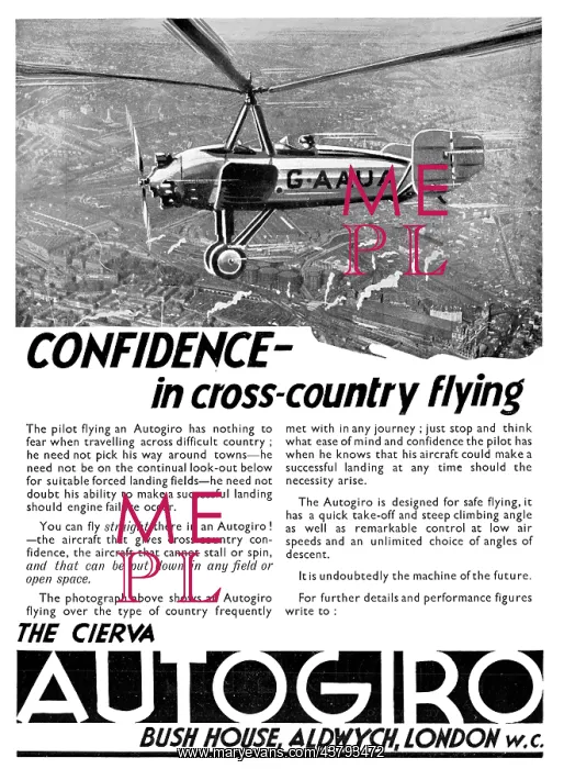  : Cierva Autogiro