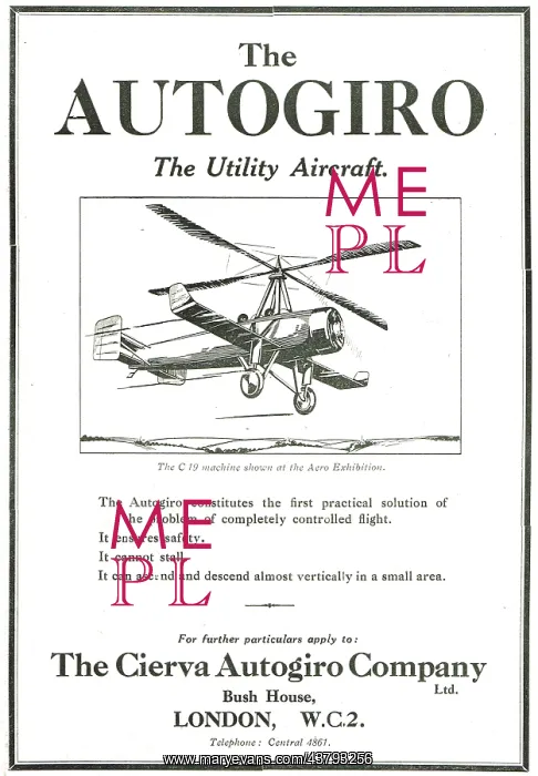 : Cierva Autogiro C19