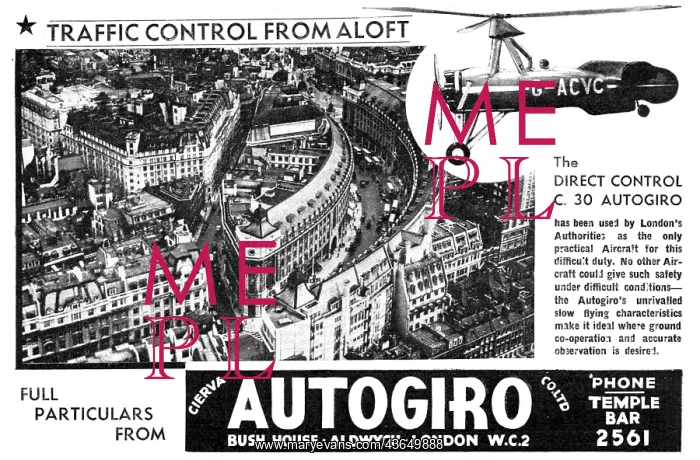 : Cierva Autogiro - C.30 : Cierva Autogiro - C.30