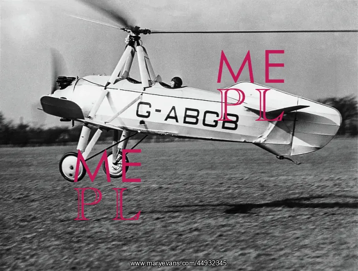 : Cierva C.19 Mk Ivp Autogyro Landing - Built by Avro As t? : Cierva C.19 Mk Ivp Autogyro Landing - Built by Avro As t?