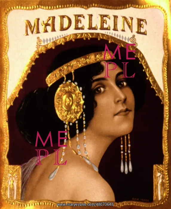  : Cigar box label, Madeleine