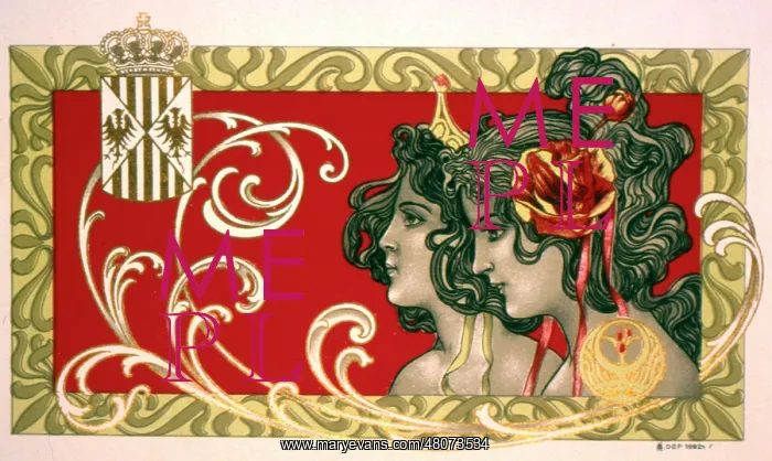 : Cigar label, printer's sample : Cigar label, printer's sample