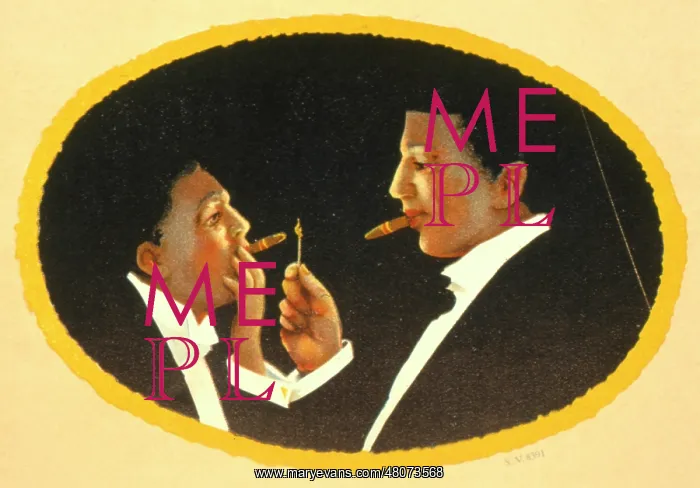  : Cigar label, printer's sample