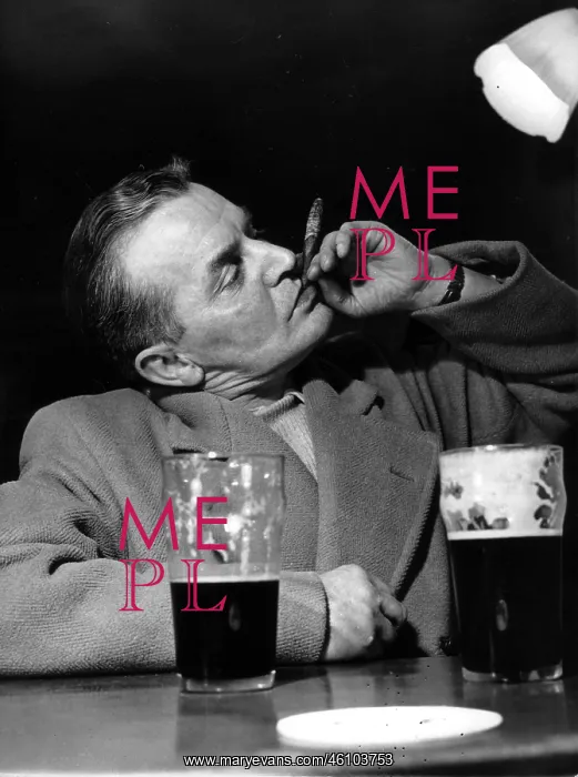 : Cigar Smoker in Action : Cigar Smoker in Action