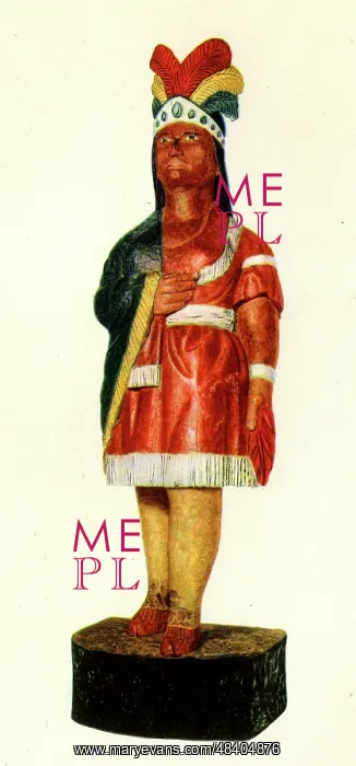 : Cigar Store figure, Native American Indian : Cigar Store figure, Native American Indian