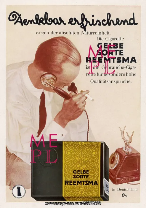  : CIGARETTE AD / DIE DAME