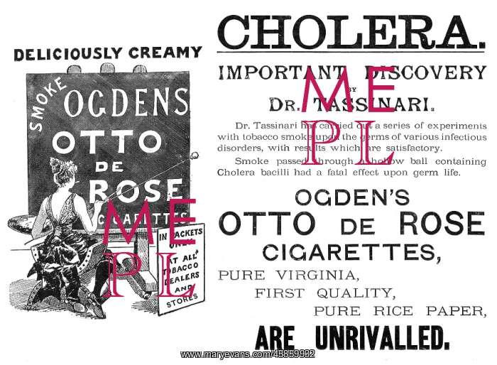 : Cigarette cholera cure : Cigarette cholera cure