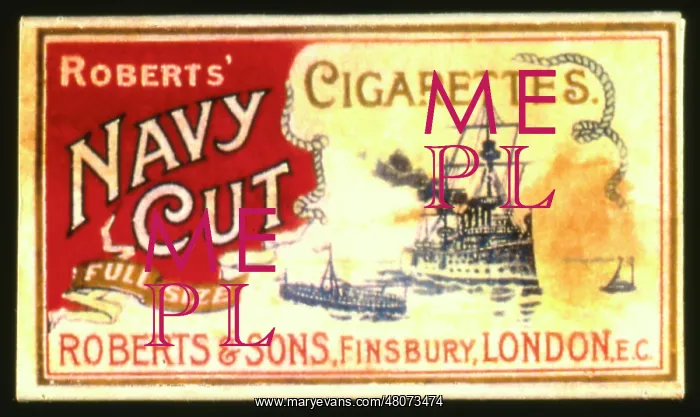: Cigarette packet, Roberts Navy Cut : Cigarette packet, Roberts Navy Cut