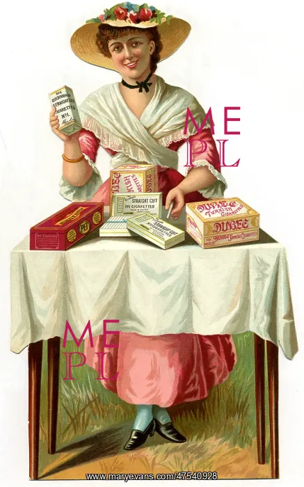 : Cigarette showcard : Cigarette showcard