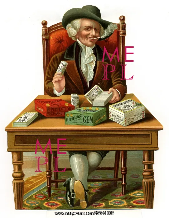 : Cigarette showcard : Cigarette showcard