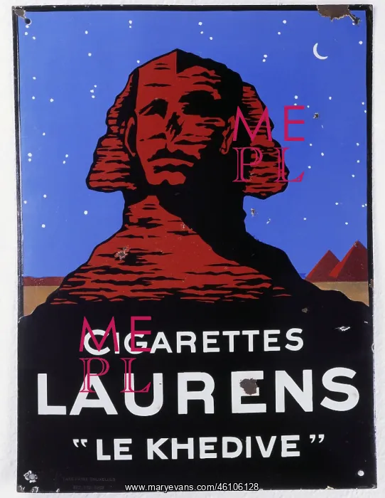 : Cigarettes Laurens Le Khedive, advertising, 1929 : Cigarettes Laurens Le Khedive, advertising, 1929