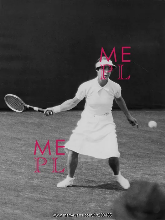 : Cilly Aussem in Wimbledon, 1934 : Cilly Aussem in Wimbledon, 1934