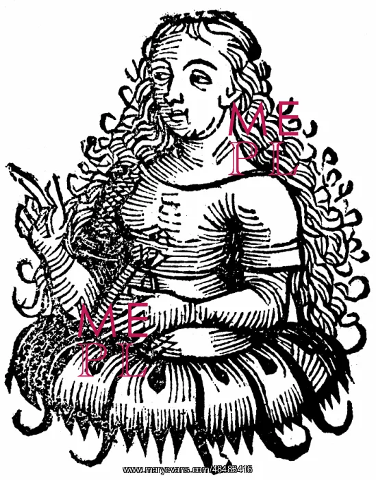 : Cimmerian Sibyl: From Hartmann Schedel Liber : Cimmerian Sibyl: From Hartmann Schedel Liber