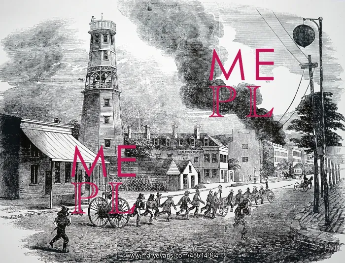  : Cincinatti firemen rushing to a blaze