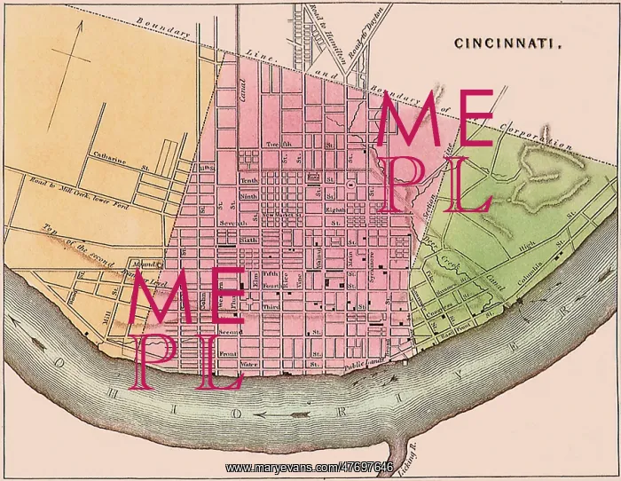 : Cincinnati on Ohio R - 1837 : Cincinnati on Ohio R - 1837