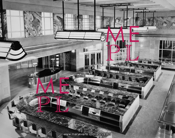 : Cincinnati Union Terminal, lunchroom, constructed ? : Cincinnati Union Terminal, lunchroom, constructed ?
