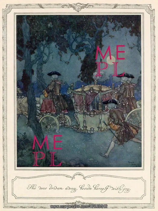 : Cinderella - Edmund Dulac : Cinderella - Edmund Dulac